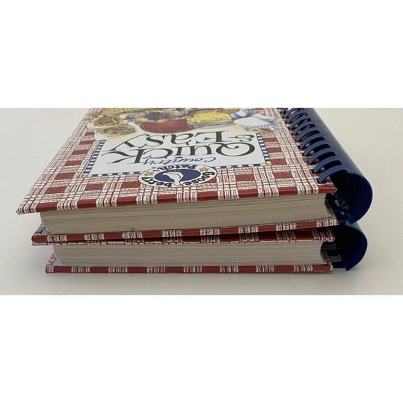 Gooseberry Patch Cookbooks Lot Of 2, Country Quick  & Easy and What’s For Dinner - Picture 10 of 16
